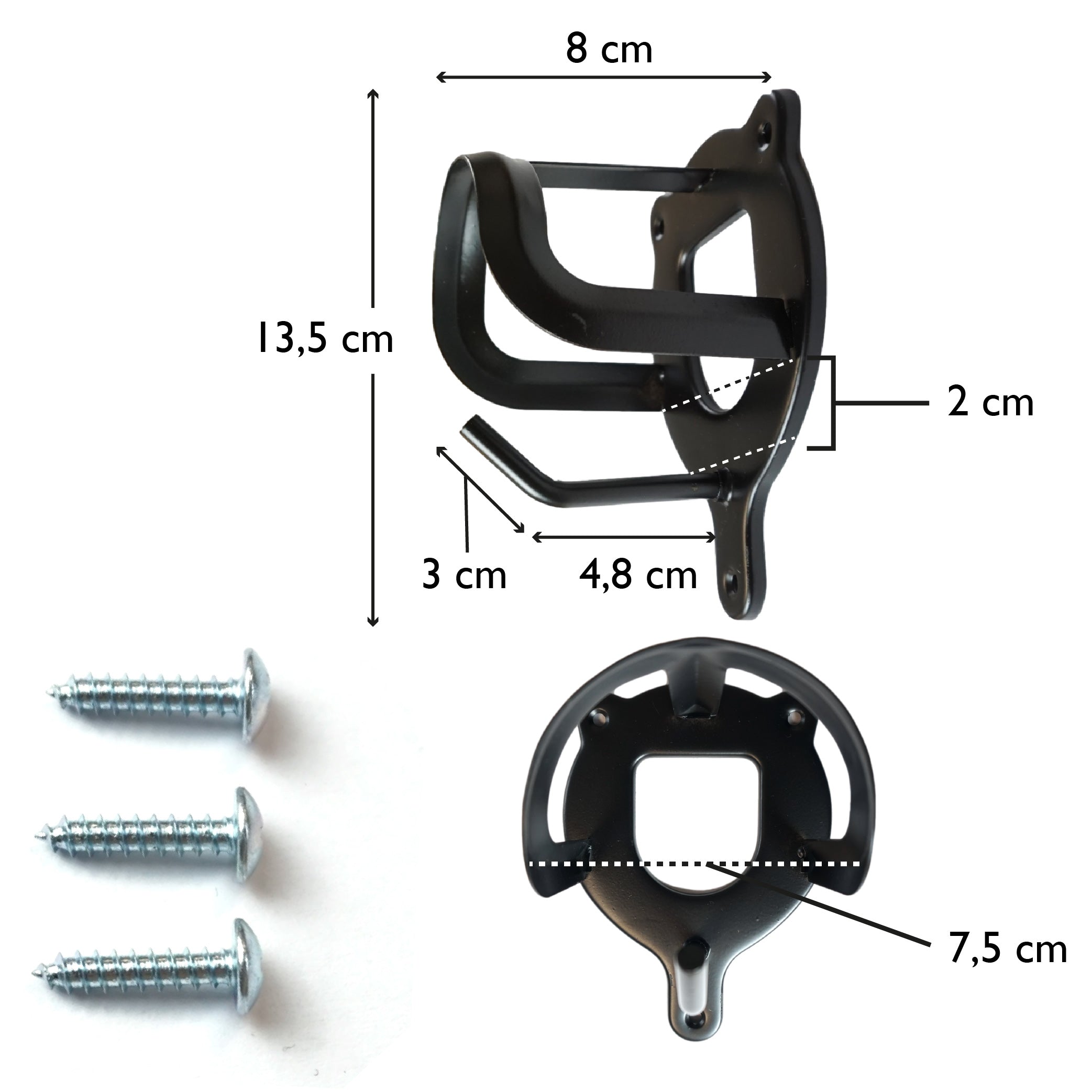 Trensenhalter mit Zusatzhaken